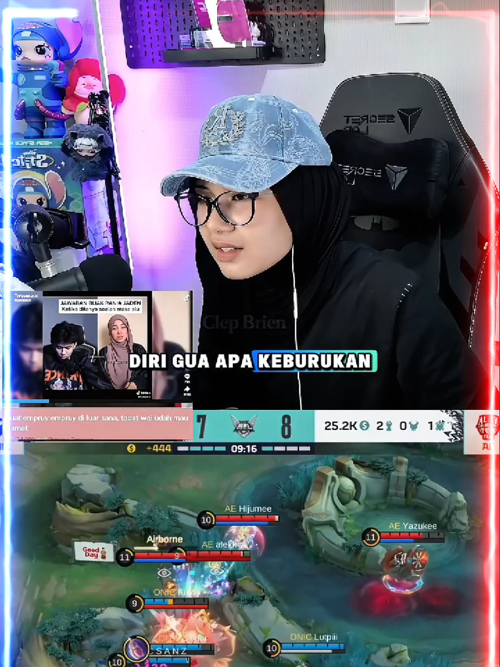 Info rajin ibadah kata alyssa  #MLBB #alyssa #rania  #jaden  #fyp 