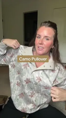 Jumping on the camo trend + loving the oversized fit of this #camo #huntingseason #oversizedsweatshirt #oversized #pullover 