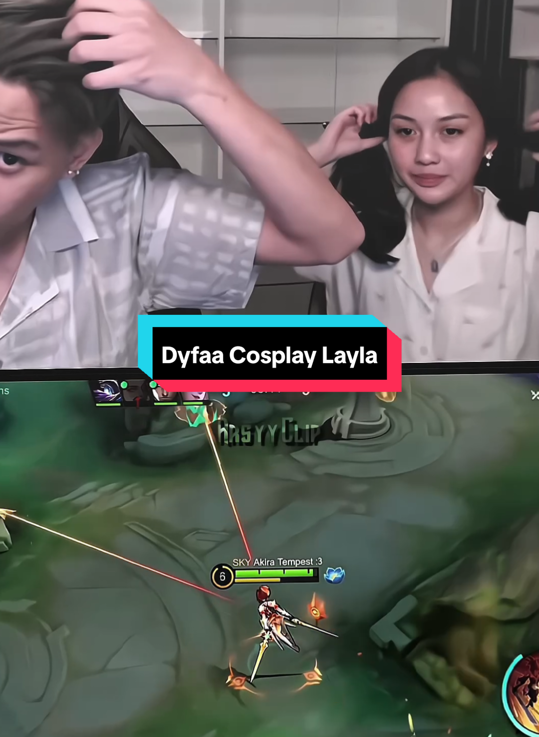 mirip Layla apa lilya geys?😂 #onicskylar #rrqdyffaa #MLBB9TH #MLBB #planofpublisher 