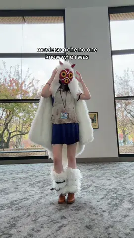studio ghibli is so mainstream but only one person recognized me LOL #princessmononokecosplay #studioghiblicosplay #halloweencostumes #gamergirl💕 #hayaomiyazaki 