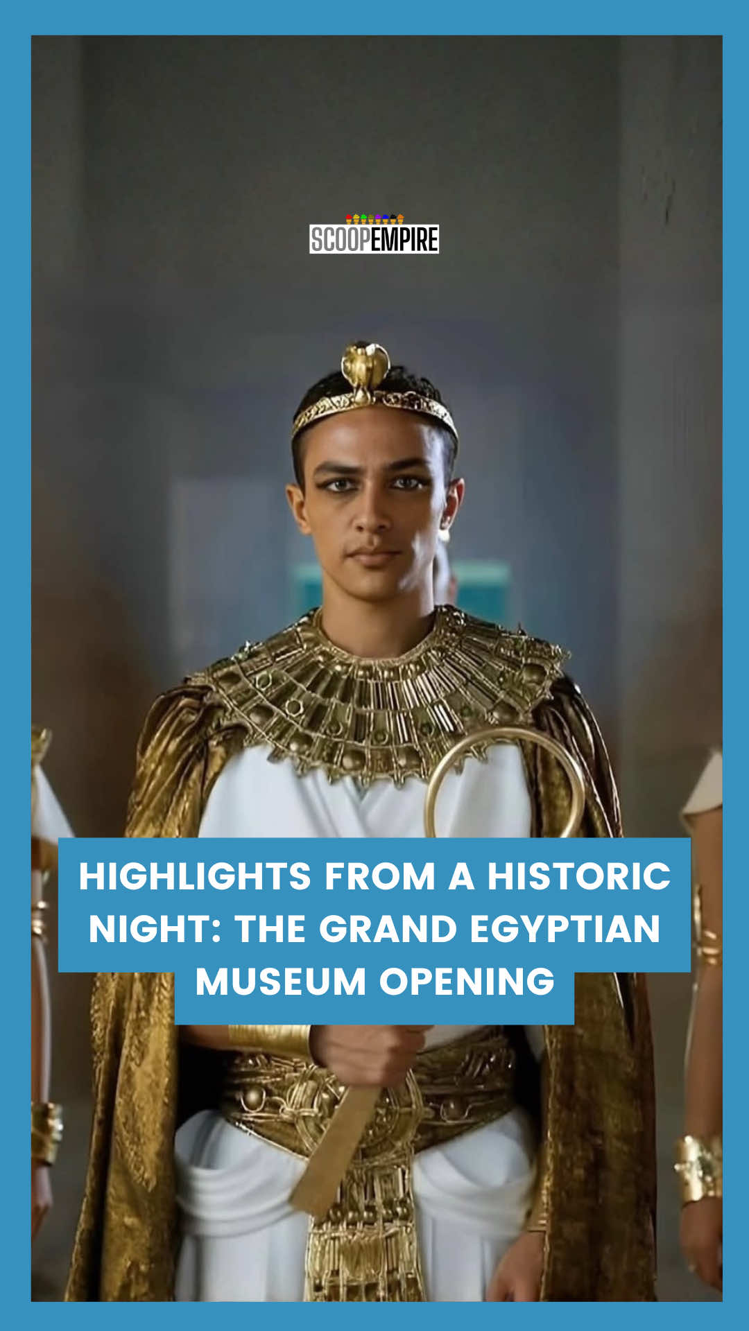 Yesterday, all eyes turned to Egypt as the Grand Egyptian Museum opened its doors to the world.  Leaders, artists, and Olympic champions gathered to celebrate Egypt’s enduring legacy through art, music, and heritage — a night where the past and present converged in grandeur.
