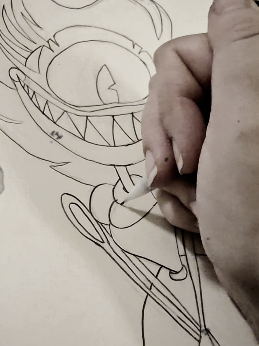 Niffty from Hazbin Hotel ♥️  #HazbinHotel #Art #Niffty #FanArt #drawing 