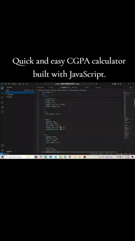 #Tech #coding #calculator #fyppppppppppppppppppppppp #cgpa Quick and easy CGPA calculator built with JavaScript.