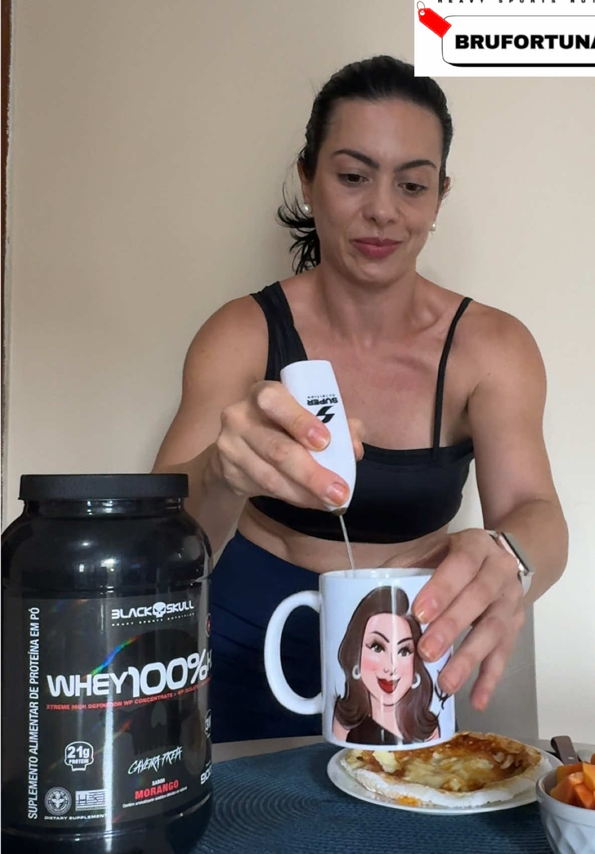 Melhor custo benefício de whey do mercado, sabor suave, zero residual e 21 gramas de proteína na porção!  Ainda com 10% de desconto com nosso cupom BRUFORTUNATO  @BLACK SKULL 