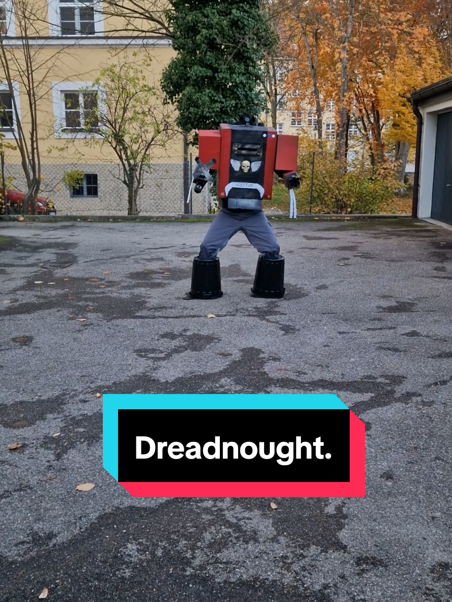 Dreadnought. Only in Death does Duty end. i made for fun a warhammer40k blood angels dreadnought costume. #hansthespacemarine #warhammer40k #warhammer40000 #foryou 