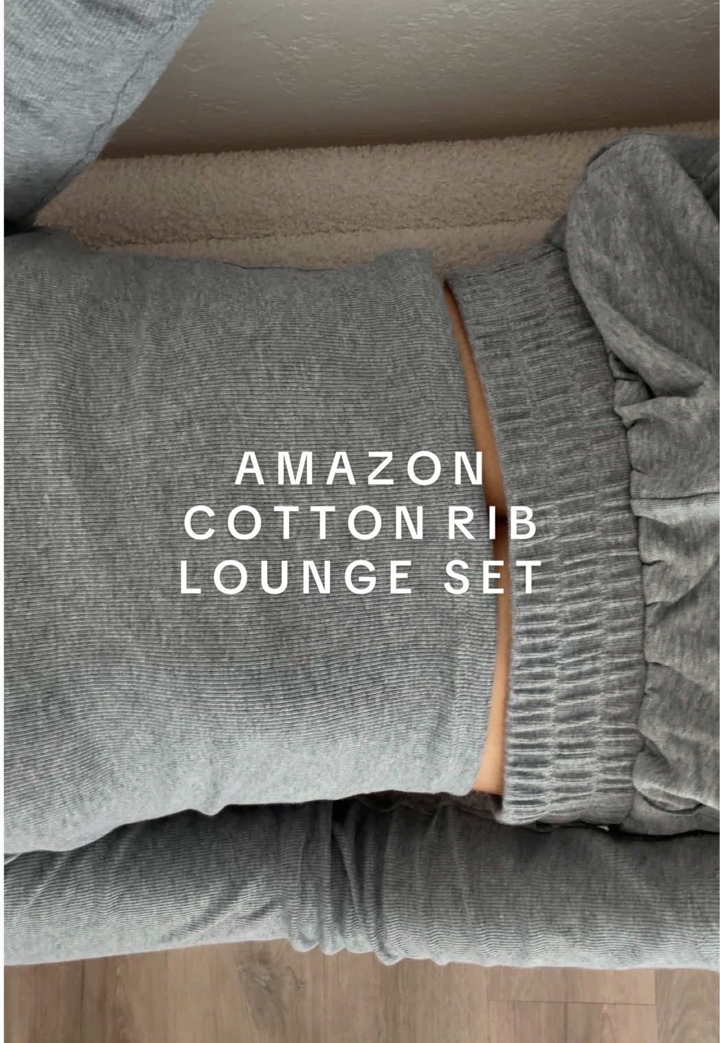 the perfect cotton ribbed matching set!! 🔗 in the “Loungewear Sets” List on my amzn s/f! ☁️✨#amazonfinds #loungewear #amazonloungeset #comfyclothes #matchingset @QINSEN 