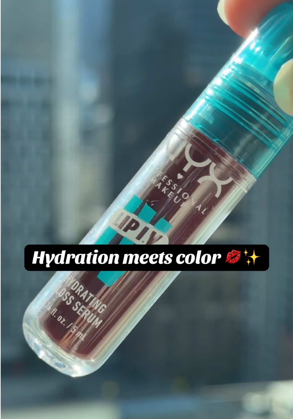 No more choosing between moisture or color — this does it all 💧💄 @NYX Professional Makeup 💋  #nyxcosmetics #nyxprofessionalmakeup #tiktokshopcontentcreator #nyxlipiv #lipstain 