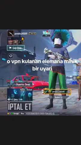 vpn kapat lan 😁#pubgmobile #vpn #fppppppppppppppppppp #keşfet 