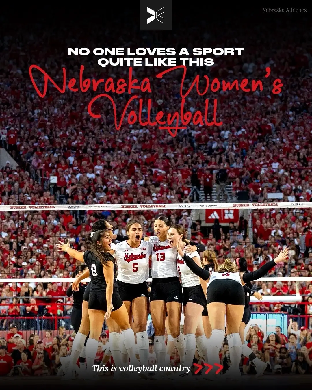 And they’ve got the numbers to prove it 👏  #huskernation #womensvolleyball #volleyballtiktok #nebraskavolleyball #womenssports 