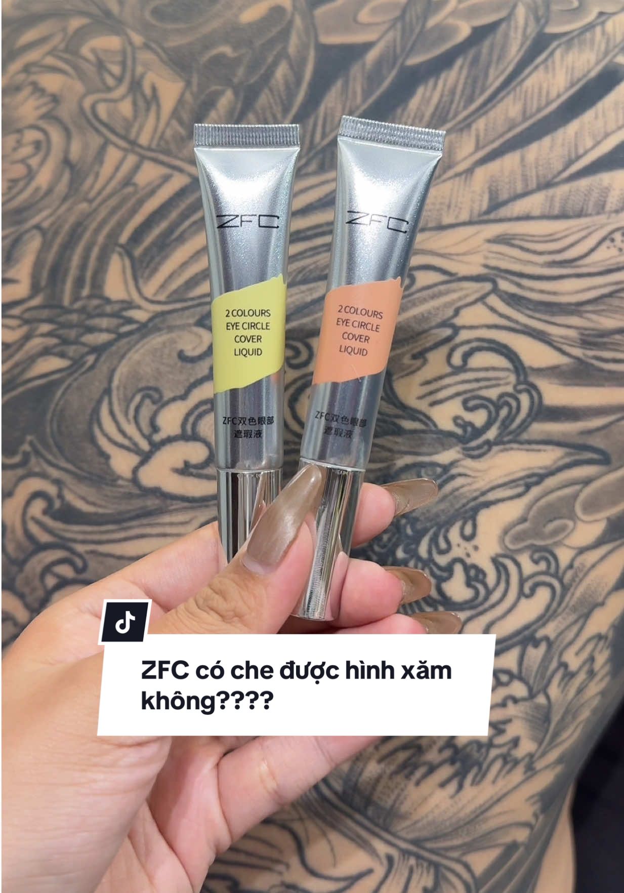 Che khuyết điểm màu đỏ cam và vàng be cho ra màu cá hồi che dễ lắm #goclamdep #ppt202 #chekhuyetdiem 