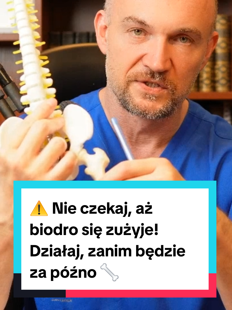 ⚠️ Nie czekaj, aż biodro się zużyje! Działaj, zanim będzie za późno 🦴  #stawbiodrowy #bólbiodra 