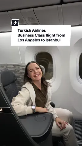 Did you know that @Turkish Airlines holds a Guinness World Record for flying to the most countries in the world? 😍 (Ad) Here’s my review from my latest flight to @Go Türkiye with them. Fun fact: my first ever business class flight was also with Turkish Airlines back in 2016! Here are some more details about why I think this flight is really worth it: * The cabin crew is very friendly and welcoming. * There are onboard chefs and even a Turkish tea service. * Meals are inspired by Turkish cuisine and taste like restaurant food. * You can pre-order your favorite meal with the “As You Wish” option. * They also provide comfort kits and Wi-Fi during the flight. * There are private suites and resting rooms in Turkish Airlines lounge in Istanbul where you can relax between flights. In other cities you get access to Star Alliance lounges. This trip was beyond beautiful ❤️ Check my Türkiye highlight and previous posts to see more. . #GoTürkiye #TurkishAirlines #GreetingsfromTurkiye 