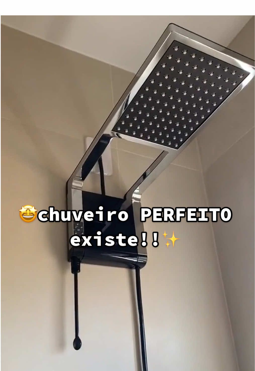 Chuveiro Lorenzetti Acqua Storm Ultra 220V G 7800W - Preto e Cromado ✨ 🤩 chuveiro PERFEITO existe! ⚡️