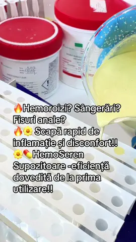 #creatorsearchinsights 🔥💊🌼 🔥 🔥 Hemoroizi? Sângerări? Fisuri anale? 🌿 Scapă rapid de durere și inflamație cu HemoSeren Supozitoare Apothek – formulă profesională cu acțiune antiinflamatoare, calmantă și regenerantă. 💎 Eficiență dovedită clinic încă de la prima utilizare! 💠 Ingrediente active: 💧 Hidrocortizon Acetat – reduce inflamația și pruritul. 💧 Benzocaină – efect anestezic local, calmare instantă. 💧 Mentol & Balsam de Peru – răcoritor, antiseptic, reduce senzația de arsură. 💧 Subgalat de Bismut (Dermatol) – astringent, reduce sângerarea și protejează mucoasa. 💧 Oxid de Zinc non-nano – accelerează vindecarea și regenerarea țesuturilor. ✅ Ameliorează durerea, usturimea și inflamația ✅ Vindecă fisurile și protejează mucoasa ✅ Calmează imediat disconfortul și arsurile ✅ Testat dermatologic – eficiență sigură și rapidă 🔹 Recomandat pentru: – Hemoroizi interni și externi – Fisuri anale, inflamații locale – Disconfort, prurit, sângerări ușoare 💛 Apothek – soluția profesională care readuce confortul zi de zi. 📦 Comandă acum și redescoperă confortul zilnic! #hemoroizi #fisurianale #tratamenthemoroizi #hemoseren 