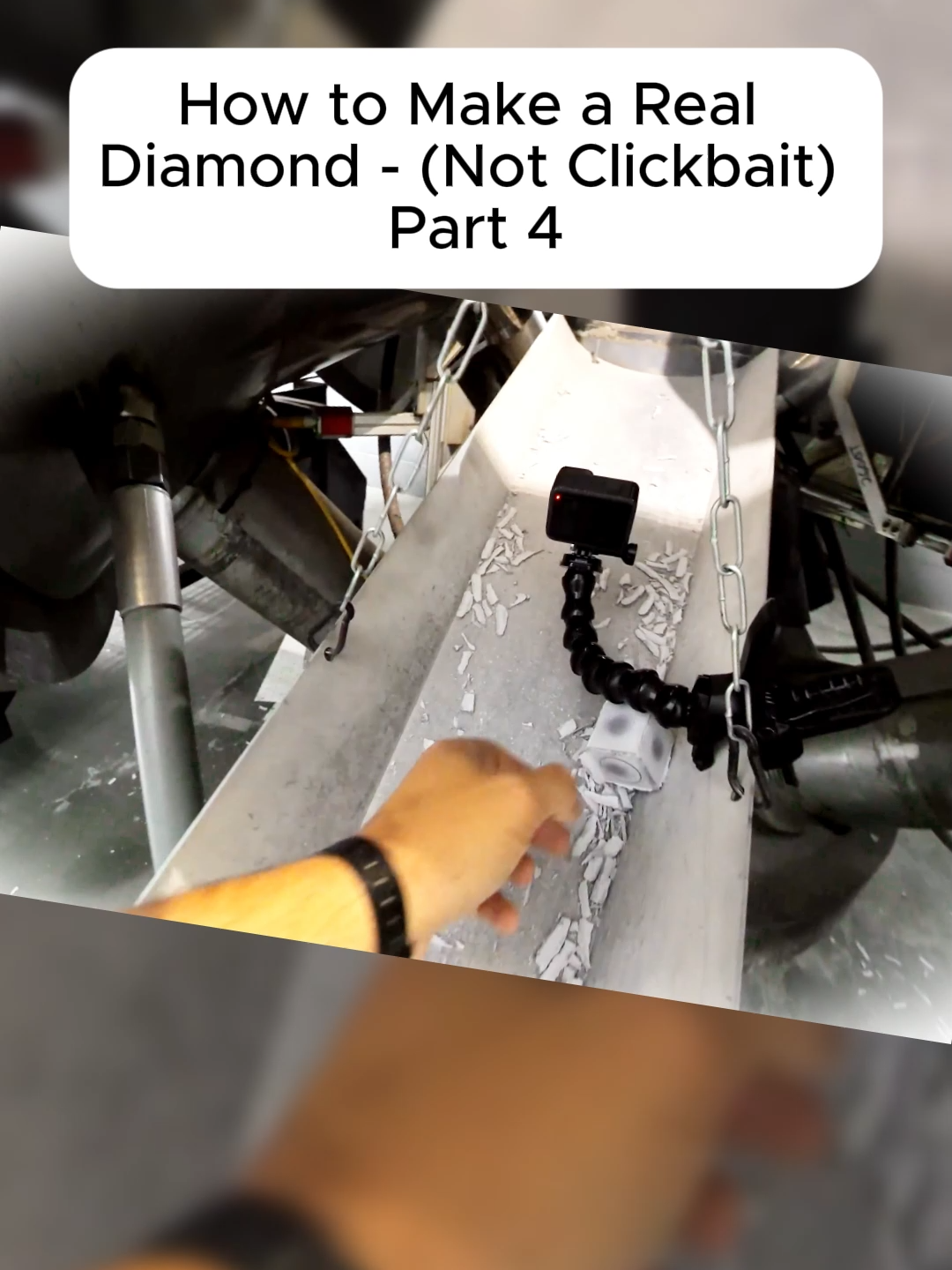 How to Make a Real Diamond - (Not Clickbait) #fyp #machine #Science #make #diamond