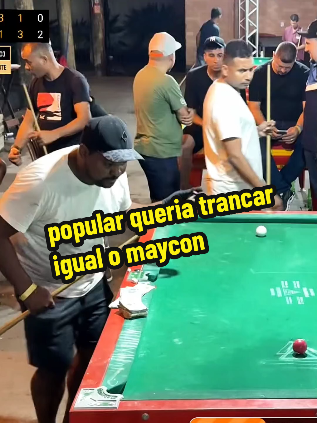 o popular quis fazer graça logo com o Maycon de Teixeira. #sinuca #bilhar #maycondeteixeira 