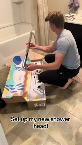 Boona gives both of you your own showerhead. Equal pressure, zero arguments. Experience Boona for yourself, available on boona.com and Amazon