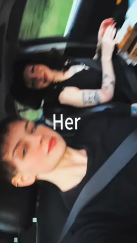 She’s my whole world. I’d be lost without her🖤 #fyp #fypシ #lgbtq #transmasc #androgynous 