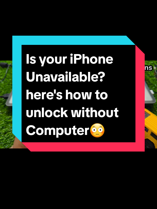 Is your iPhone Unavailable?here's how to unlock without Computer  #howto  #fyp  #unlockiphone  #iphoneunlock  #iphonehacks 