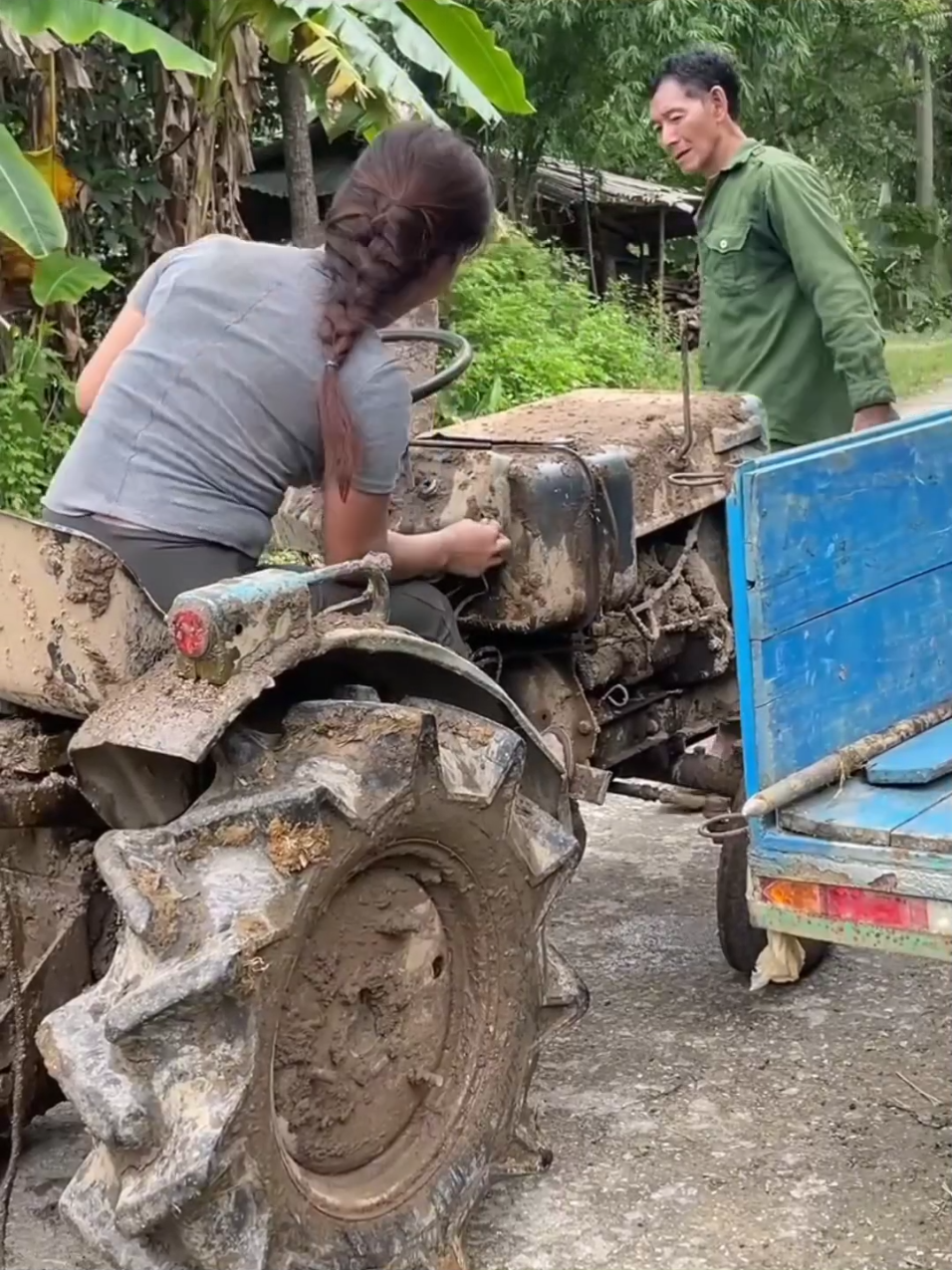 Réparation d'un tracteur tombé en panne. #reparation #bricolage #voiture  #automobile #tiktokfrance🇨🇵 