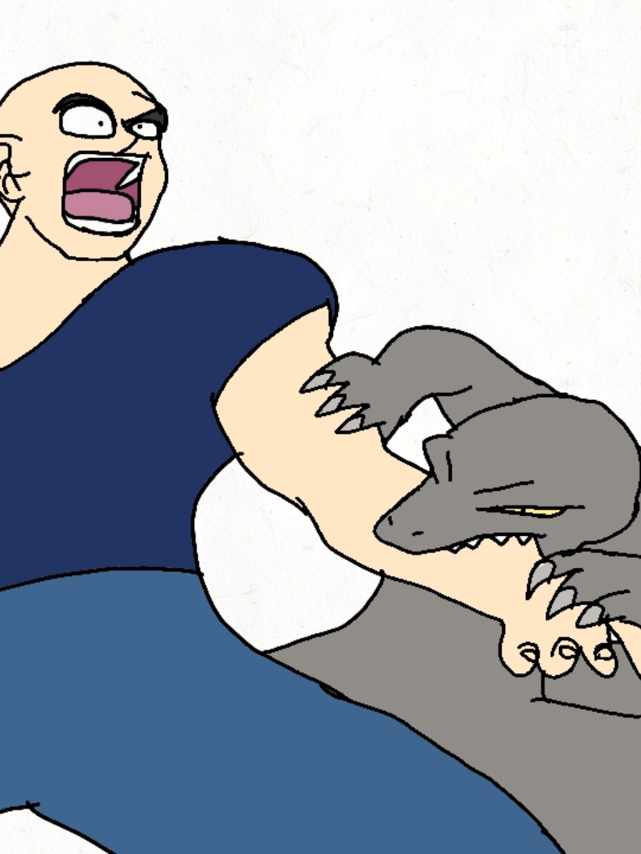 cómo sobrevivir al ataque de un dragon de Komodo animado en flipa clip #dragondekomodo #supervivencia #animacion #meme @Jose:3 