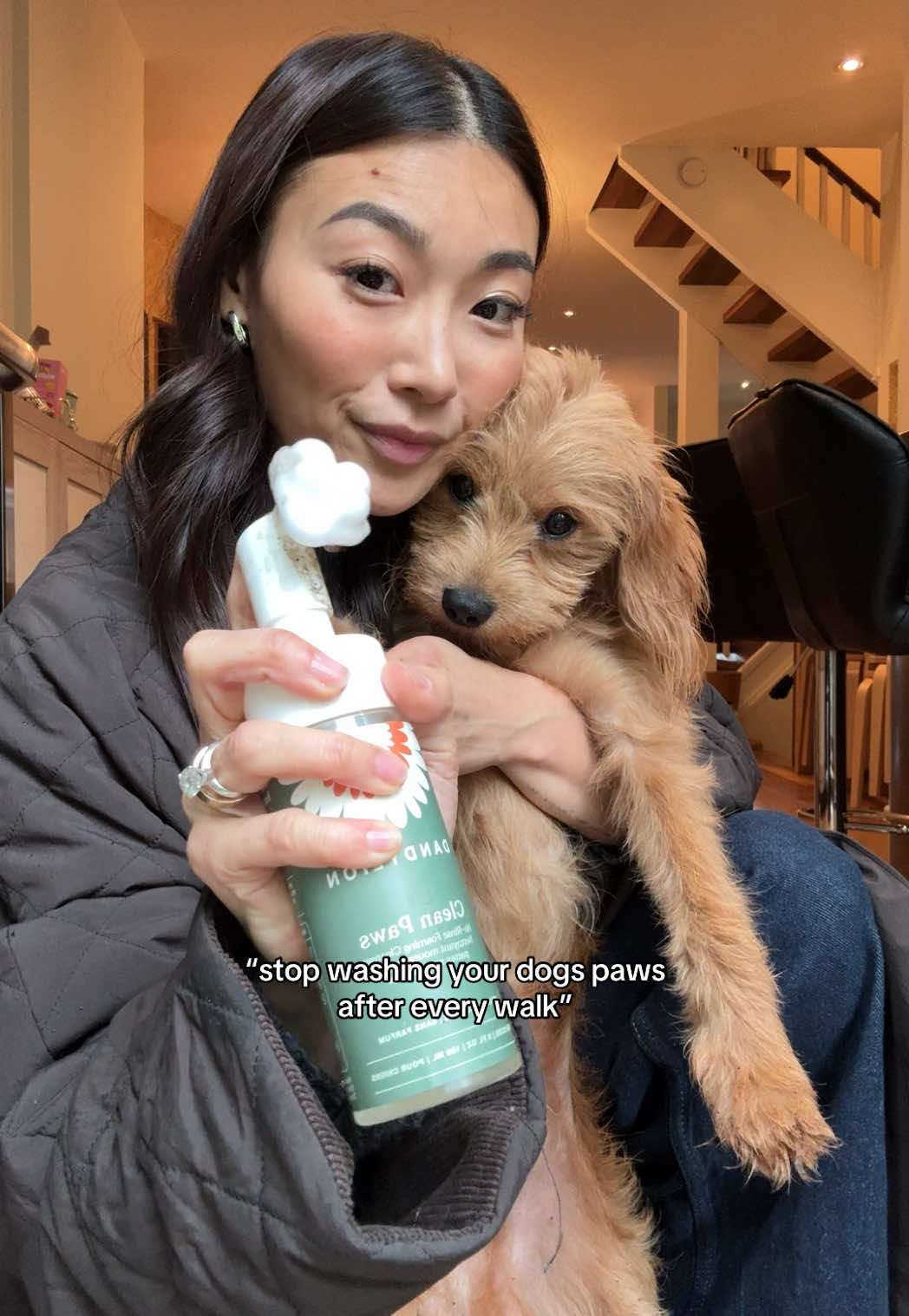 The things we do for clean paws 😅  #dogmomlife #dogsoftiktok #cleanpaws #doggrooming #dogtips 