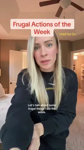 4 things I did this week to save money 🤑 