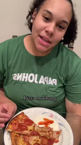 After work mukbang !!! #blessed #thankyougod #fyp #food #papajohns