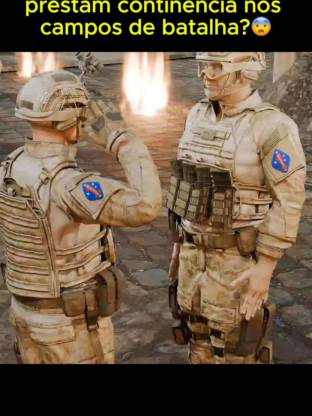 Por que os soldados nunca prestam continência nos campos de batalha?