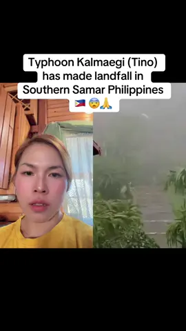 #duet with @Hurricane Melissa #weather Ginoo ko grabe ka kusog 😨😭🙏