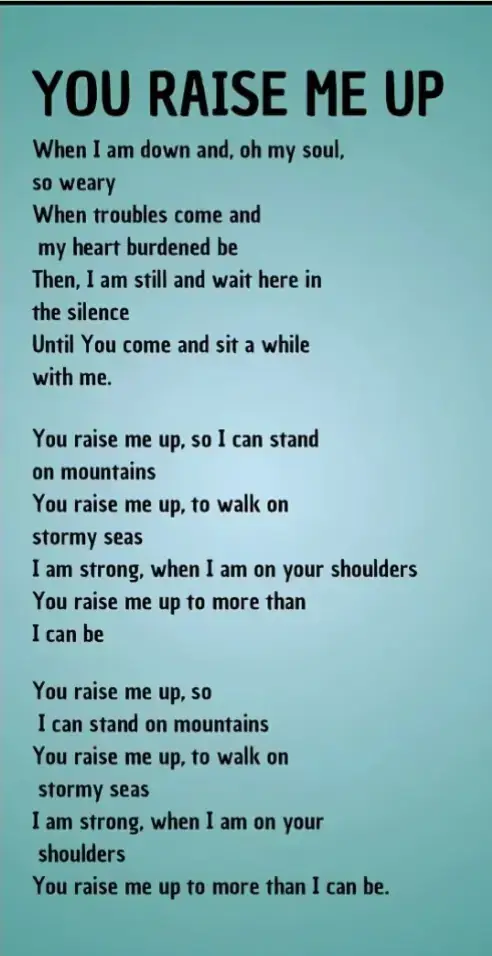 O LORD OUR HOPE IS IN YOU; RAISE US UP