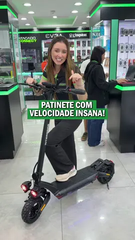 Esse patinete é quase um foguete! 🚀  O Interbras Cross Pro é pra quem curte velocidade de verdade. Feito pra encarar qualquer terreno, ele é mais veloz que muitos patinetes do mercado e entrega potência, estabilidade e um visual robusto que chama atenção por onde passa. Se você gosta de desempenho e liberdade, esse é o modelo certo pra você! Disponível aqui na Atacado Connect seu mundo tech no Paraguai, clique no link da bio e saiba mais! #patinete #interbras #interbrascrosspro #patineteeletrico 
