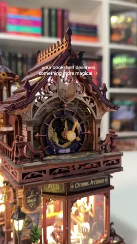 Your sign to add some magic to your bookshelf 🔮✨ #bookshelf #miniature #diyproject #aesthetic 