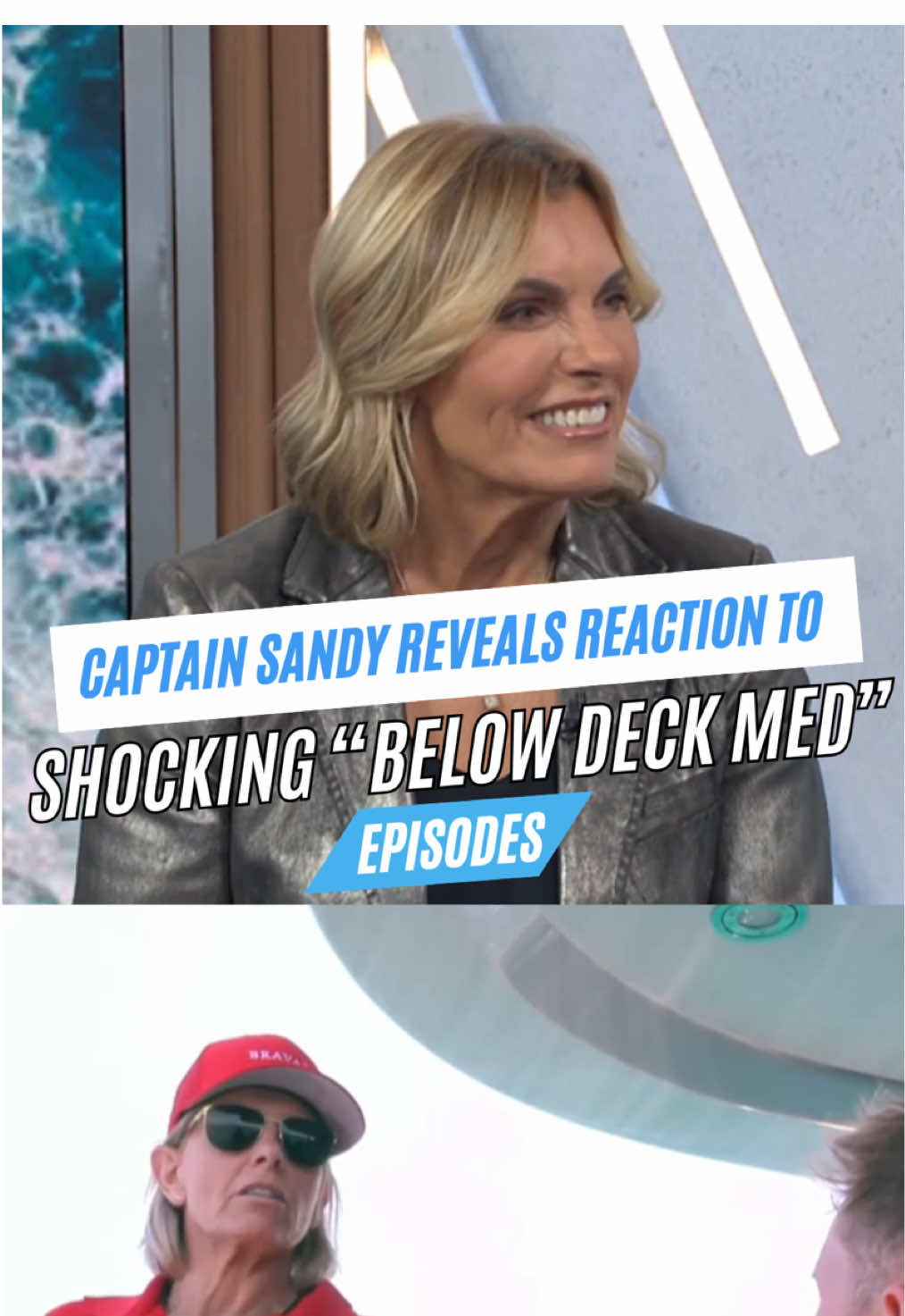 What’s it like for Captain Sandy to watch episodes of “Below Deck” back? She tells us!  #NewYorkLiveTV #BravoTV #CaptainSandy #BDM #BelowDeckMed 