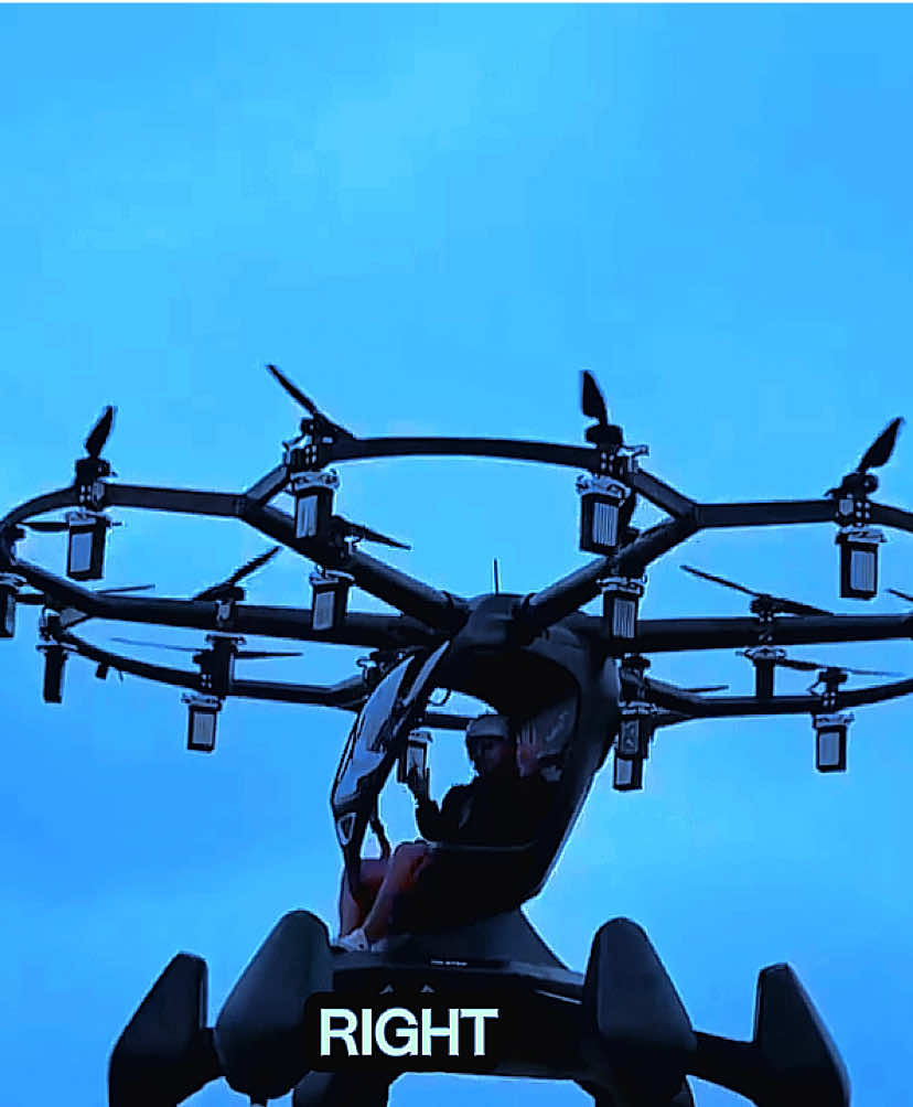 LIFT Hexa: a single-seat eVTOL that flies like a drone #technology #drone #machine  #china 
