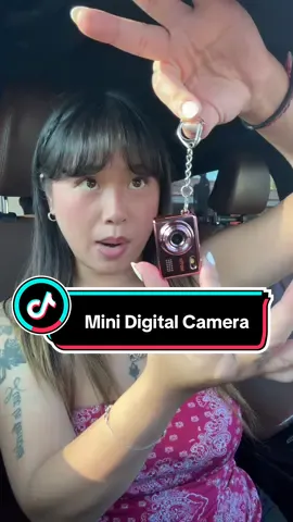 How freakin cute is this thing?! 😩🙌 #minicamera #camerakeychain #minidigitalcamera #ttshop 