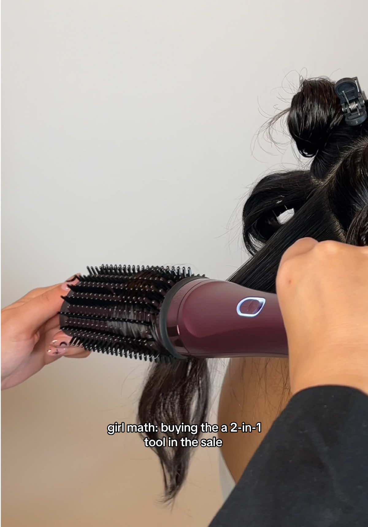 At this point you’re bascially saving money🤑 Get 10% off ghd duet blowdry in cherry chic this Black Friday. #blowdry #duetblowdryghd 