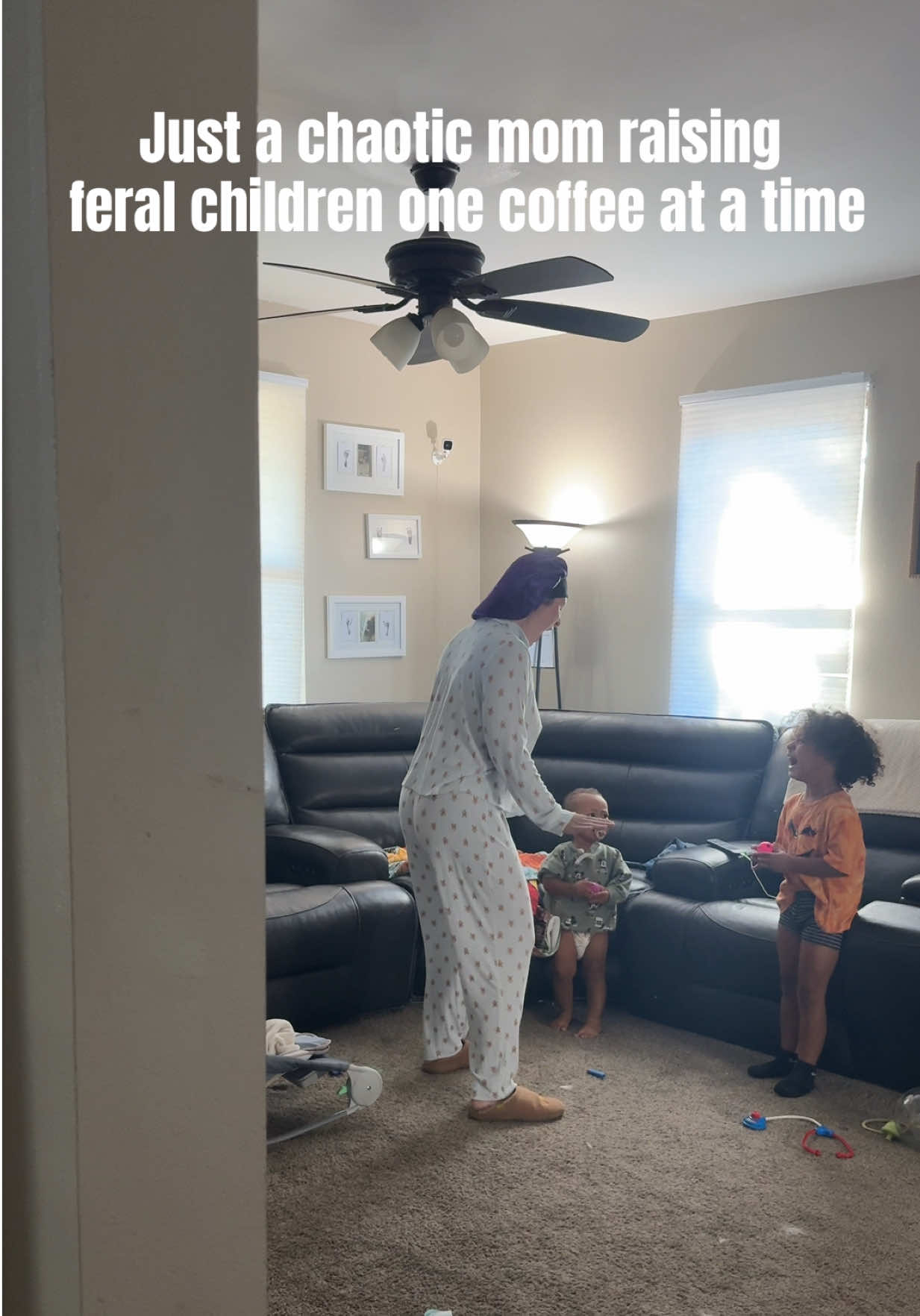 Guys the pjs are from Marshall’s I can’t seem to find them anywhere other then Sierra Trading Post website 🫶🏼 #morning #ditl #realisticmomlife #youngmomsoftiktok #motherhood 