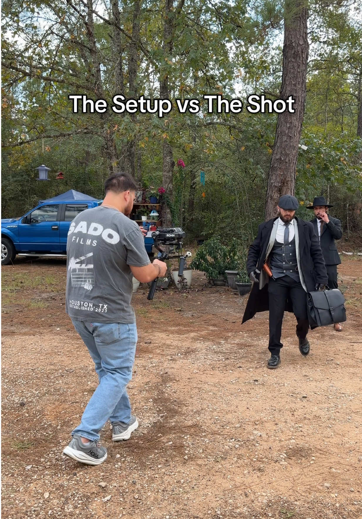 BTS of a short film I made!  #cinematography #filmlook #filmmaking #peakyblindersedits 