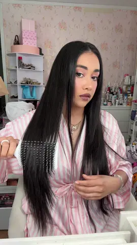 Are you team blow out or straight hair? I can’t decide  #hair #hairtok #longhair #mariserandall 