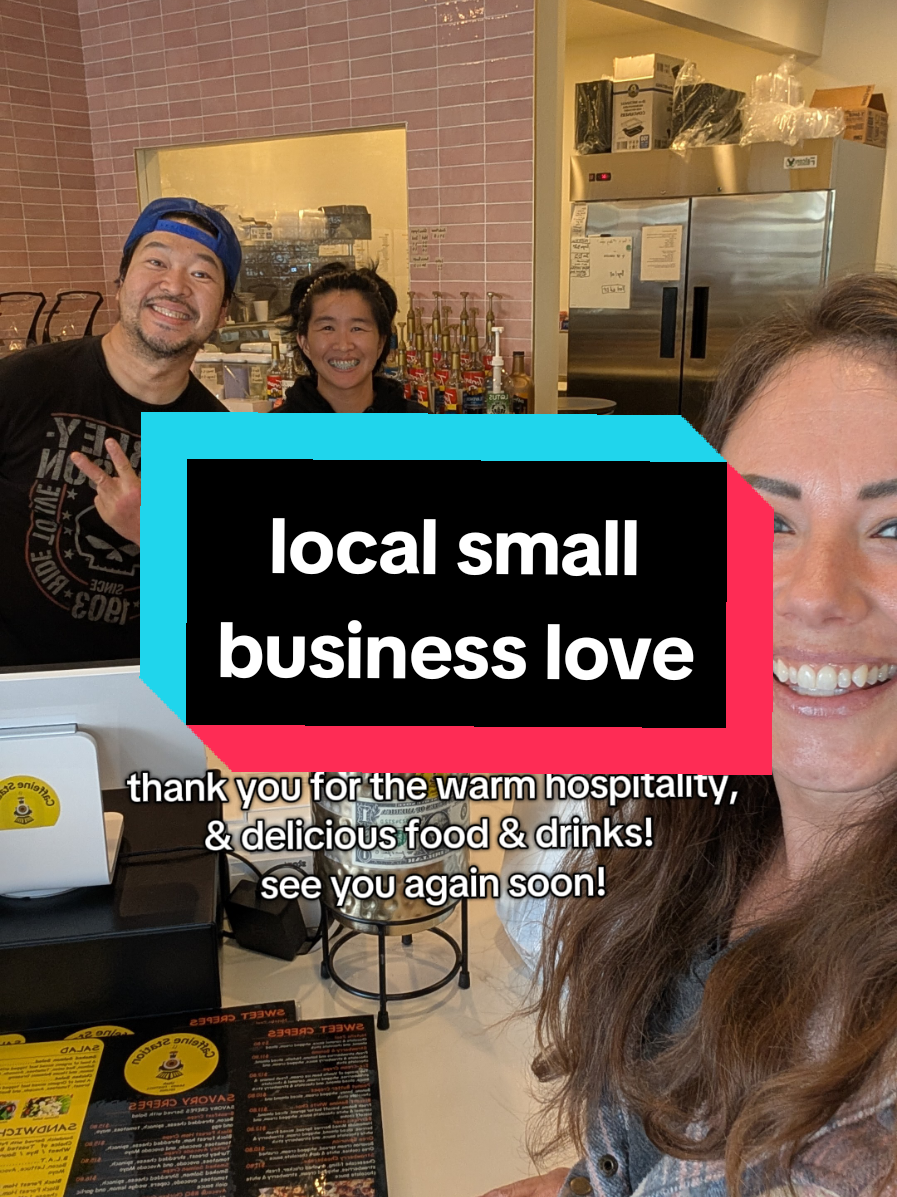 come with meeeeeee as I try a new local coffee, tea, crepe, sandwich, and everything delicious, small business shop!! Caffeine Station has all the good vibes, and I love that they are teaching their kids to help! I don't post videos with kids, but would like to add how absolutely sweet the entire family is. it felt special and that's rare. when you go in def try the Hot Thai tea and a crepe! everything was great, and I look forward to going back again soon. #fyp #food #utah #foodtiktok #Foodie @caffeine Station 