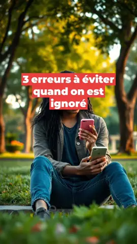 Ne cours plus après ceux qui t'ignorent ! 🏃‍♂️ Que ferais-tu à leur place ? #ignorer  #EstimeDeSoi #devperso  #relationsaine #ghosting 