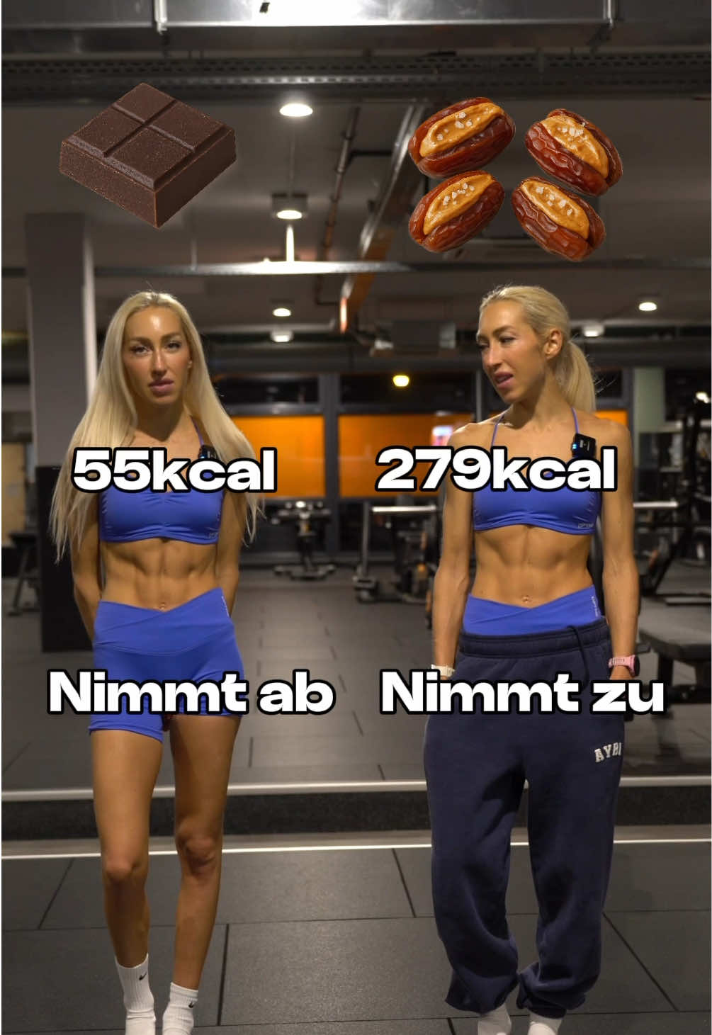 Nicht alles, was gesund aussieht, hilft dir automatisch beim Abnehmen 🥑🍫 ⠀ 👉 Ein Stück Banana Bread hat oft mehr Kalorien als ein Eis am Stiel. 👉 Datteln mit Nussmus haben sogar mehr Kalorien als Schokolade – auch wenn sie „natürlich“ sind. 👉 Trockenfrüchte & Nüsse sind nährstoffreich, aber echte Kaloriendichte-Bomben. 👉 Und während Monster Zero fast keine Kalorien hat, liefert der Starbucks-Kaffee mit Sahne und Karamell gleich eine kleine Mahlzeit. ☕🔥 ⠀ 💡 Fazit: Gesund ≠ kalorienarm. Wenn du abnehmen willst, ohne zu hungern oder auf Genuss zu verzichten, zählt das Gesamtbild – nicht das Etikett. #abnehmenohnehungern #flacherbauch #fatloss #losebellyfat #kaloriendefizit 