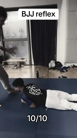 Testing bjj reflex #jiujitsu #bjj #grappling #wrestling 