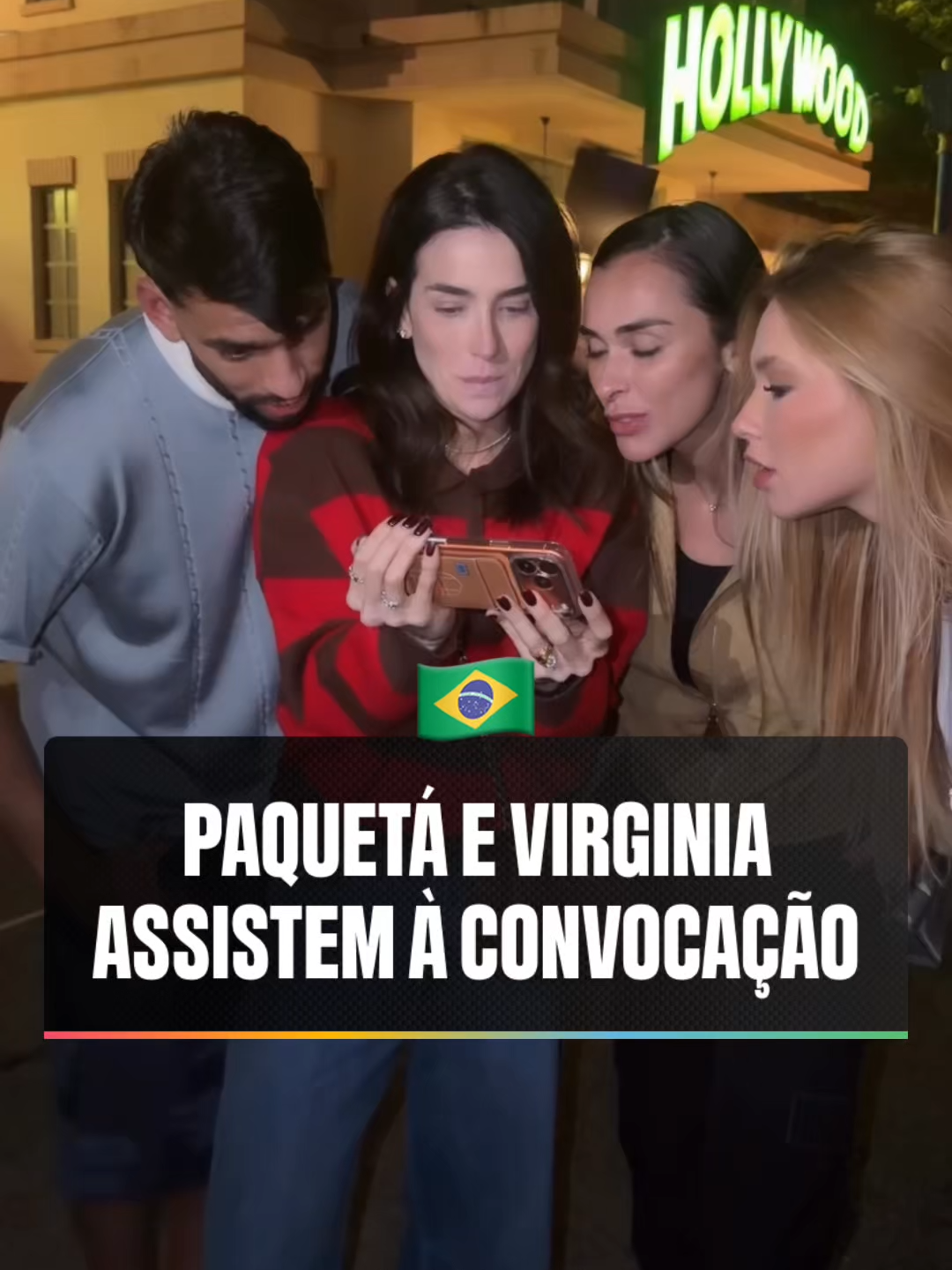 COMEMORAÇÃO EM DOSE TRIPLA! 🥳🥳🥳 Paquetá, junto com sua esposa Duda Fournier, Tainá Militão, esposa do Militão, e Virgínia Fonseca, namorada do Vini Jr, comemorando a convocação dos três jogadores! 🇧🇷👏 📹 tainamilitao  #SeleçãoBrasileira #GeralCazéTV #Brasil #TempoRealCazéTV #FutebolBrasileiro #TikTokSports