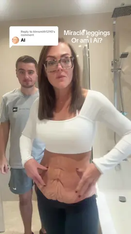 Replying to @kimsmith1290 I’m being accused of AI my body to show you how fantastic these leggings are but unfortunately the leggings truly are the best tummy control leggings ever … and this is my body ❣️ #tummycontrol #halara #leggings #blackfriday #tiktokmademebuylt 