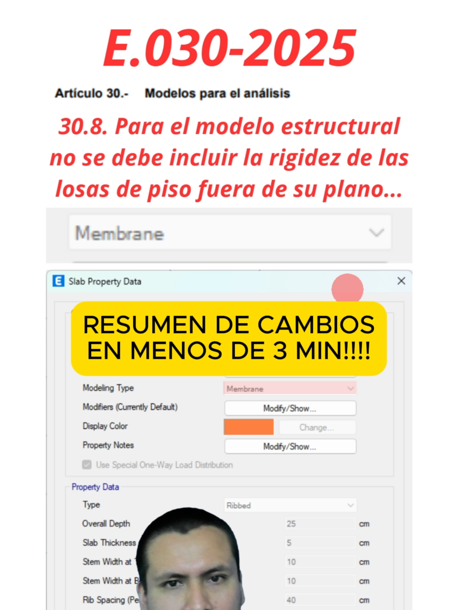 CAMBIOS NORMA E030-2025 Inscríbete al curso hasta este Jueves 06 de Noviembre. Toda la INFO en el LINK DE MI PERFIL. #ingenieriacivil #curso #ETABS #AprendeEnTikTok #diseñoestructural #concretoarmado #construcción #automatizacion #ingenieria #construction #CONCRETO