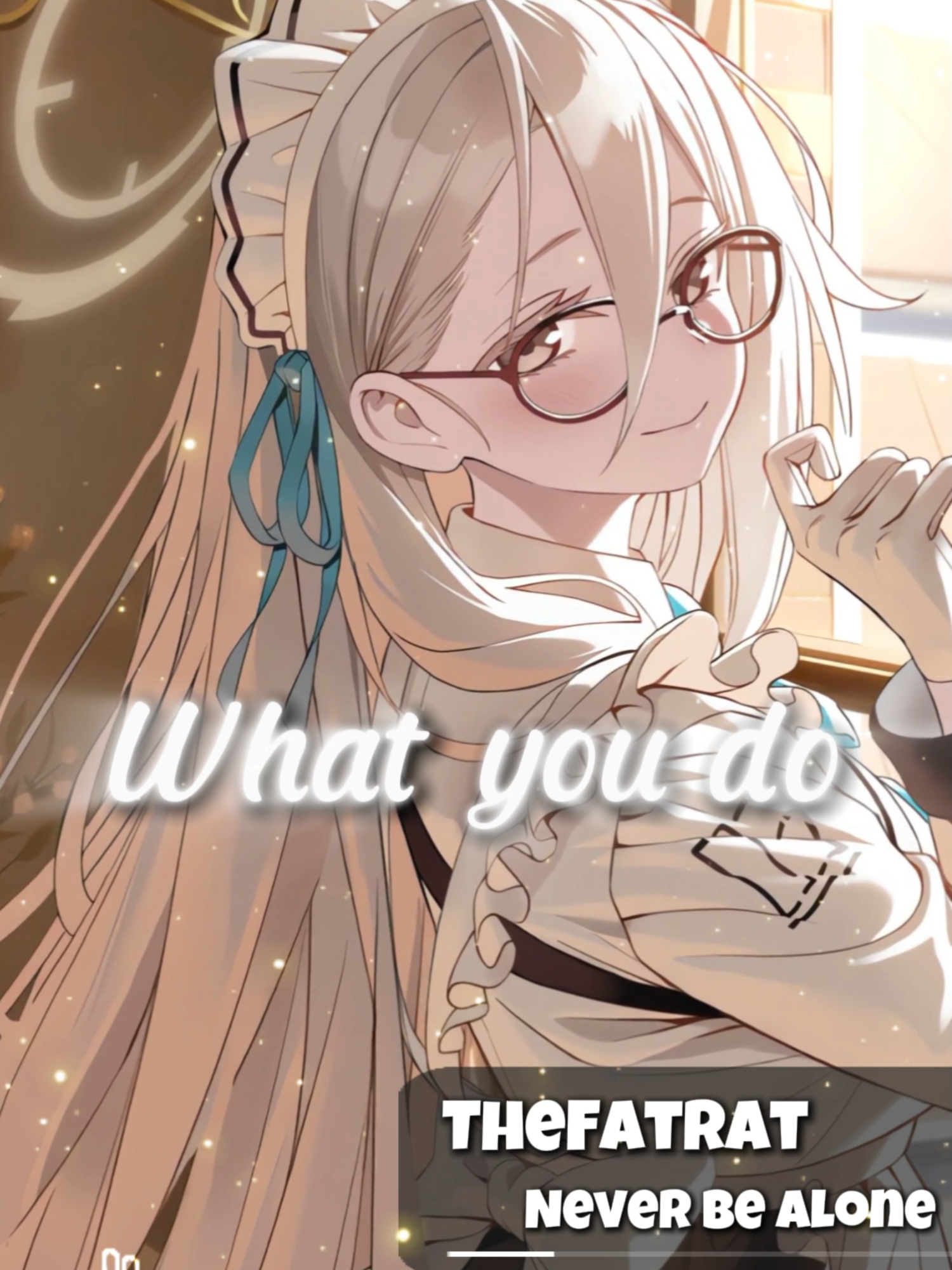 Nostalgic music: TheFatRat - Never Be Alone ------------------------------- #umc_music #fyp #viral #trending #wallpaper #musical #bluearchive #akane