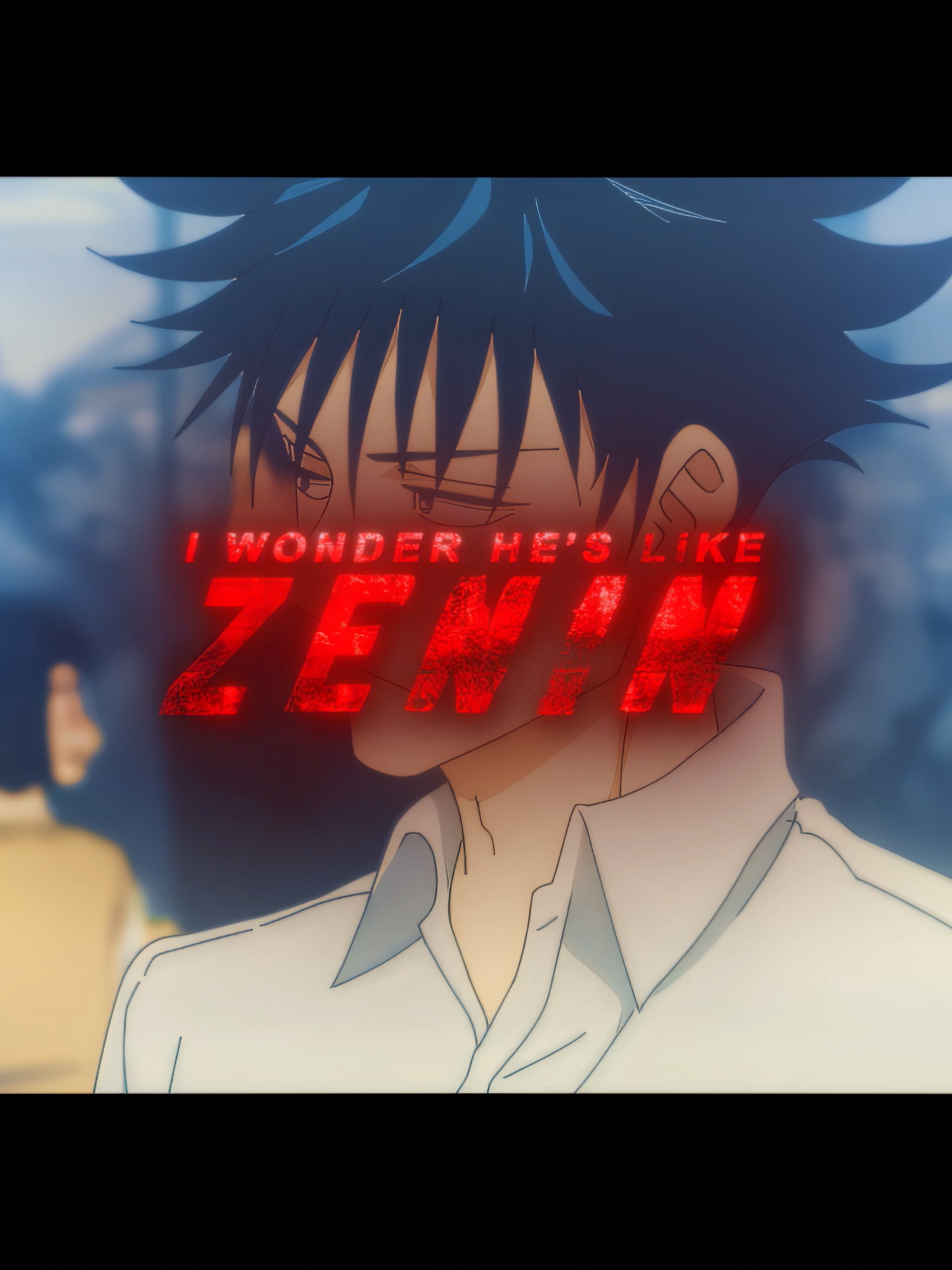 I wonder he is like Zenin #jjk #itadori #yuji #maki #gojo #edit #animation #fushiguro
