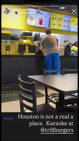 I love Houston and I LOVE @Trill Burgers  OG: @Anthony the Recruiter @itsthematterhorn (IG)